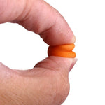Dix paires de bouchons d'oreilles en mousse à mémoire de forme douce orange non toxique pour dormir