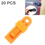 20 pièces pinces de fixation coupe-vent pour auvents de tente extérieure Boucle multifonctionnelle pour corde à vent