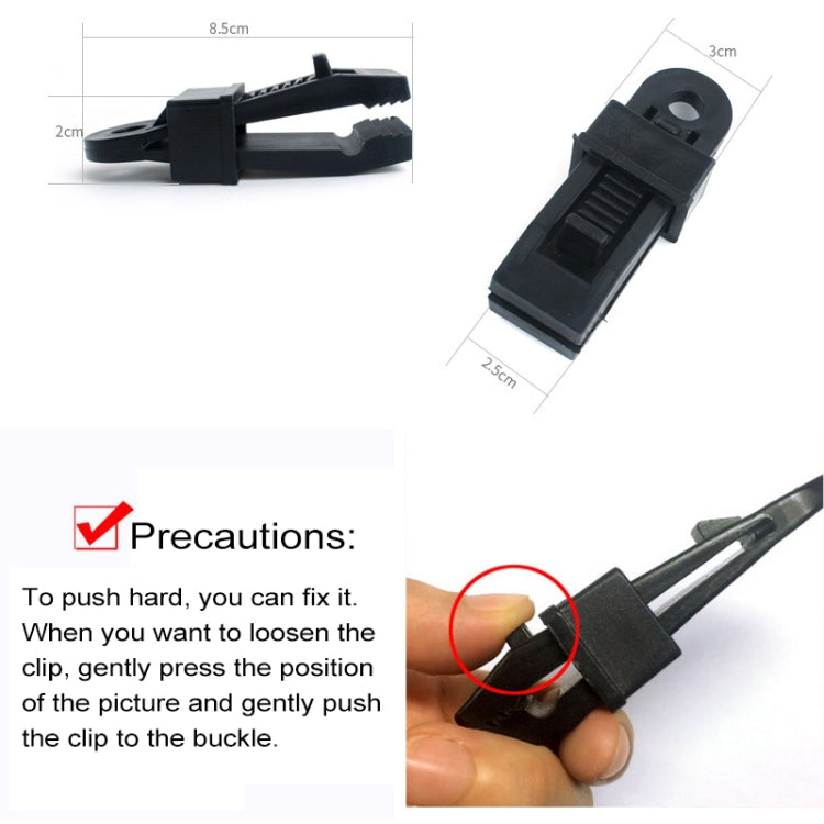 20 pièces pinces de fixation coupe-vent pour auvents de tente extérieure Boucle multifonctionnelle pour corde à vent