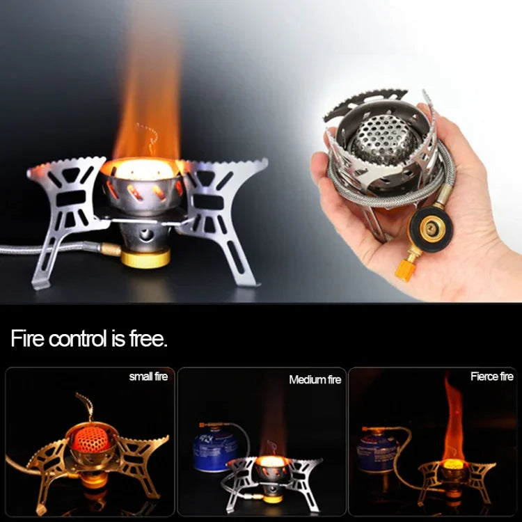 Réchaud de cuisson portable extérieur à dos 3700W anti-explosion de type split