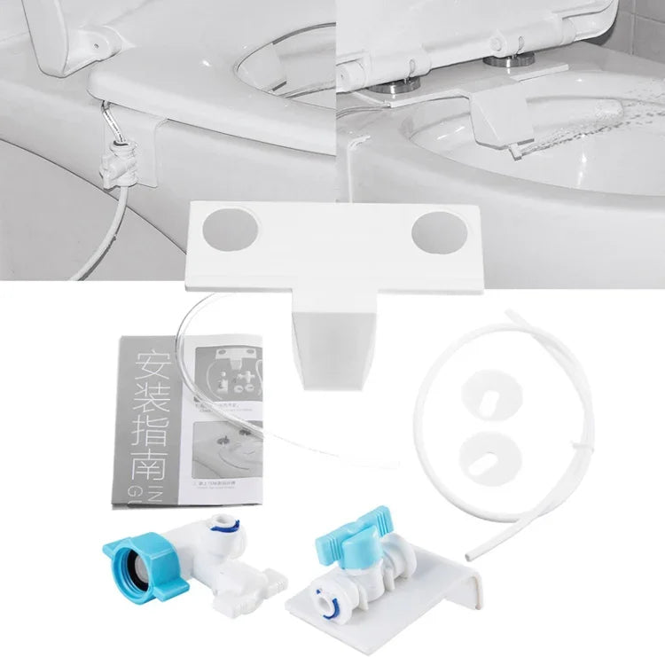 Dispositif sanitaire de chasse d'eau pour toilettes avec outil de siège à pulvérisation d'eau, outil de siège à pulvérisation d'eau