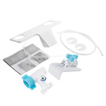 Dispositif sanitaire de chasse d'eau pour toilettes avec outil de siège à pulvérisation d'eau, outil de siège à pulvérisation d'eau