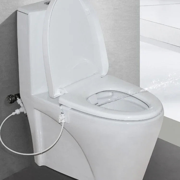 Dispositif sanitaire de chasse d'eau pour toilettes avec outil de siège à pulvérisation d'eau, outil de siège à pulvérisation d'eau