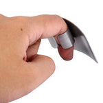 Creative Kitchen Necessary Food Vegetable Cutting Stainless Steel Hand Finger Guard Protector, Cutting Finger Protector