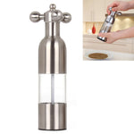 MICLAN Moulin à poivre en acier inoxydable 304 en forme de gouvernail, taille : L, L