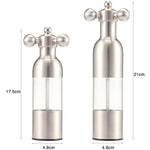 MICLAN Moulin à poivre en acier inoxydable 304 en forme de gouvernail, taille : L, L