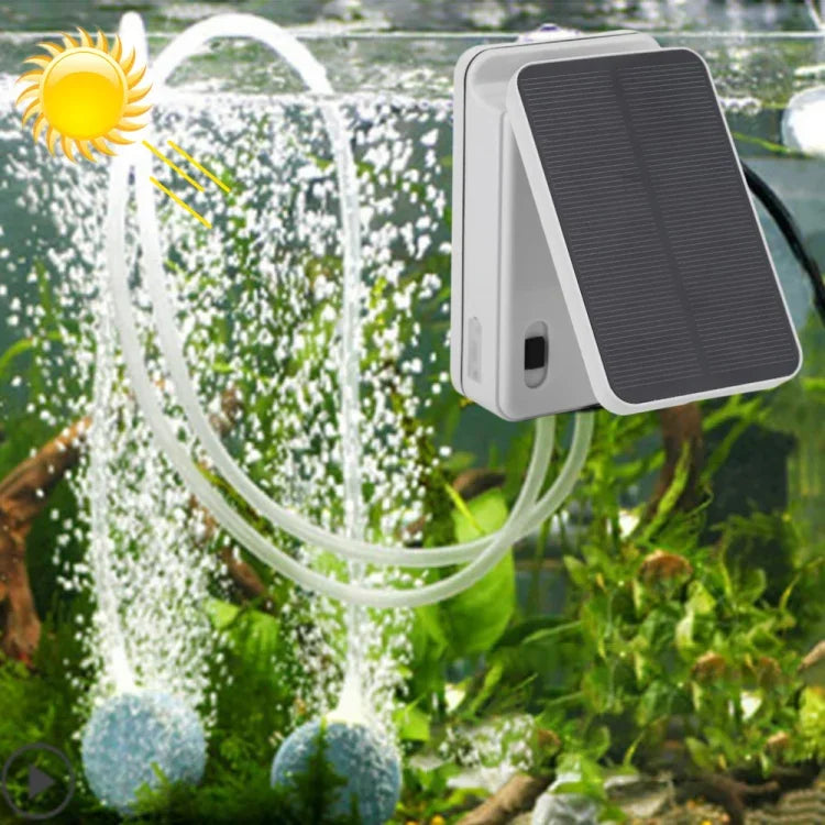 Pompe à air solaire pliable 5V pour aquarium, prise US, Oxygénateur solaire
