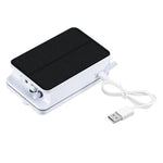 Pompe à air solaire pliable 5V pour aquarium, prise US, Oxygénateur solaire