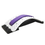 Appareil d'étirement par traction lombaire, correcteur de posture, support lombaire, soulagement des douleurs dorsales, masseur de dos, Rouge Blanc, Blanc Vert, Blanc Bleu, Blanc Violet, Noir Vert, Noir Bleu, Noir Violet, Noir Rouge