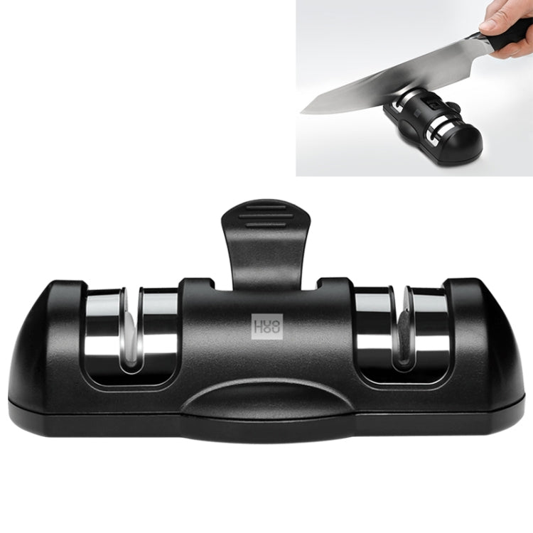 Aiguiseur de couteaux portable à double roue Xiaomi Youpin Huohou, aiguiseur de couteaux à double roue