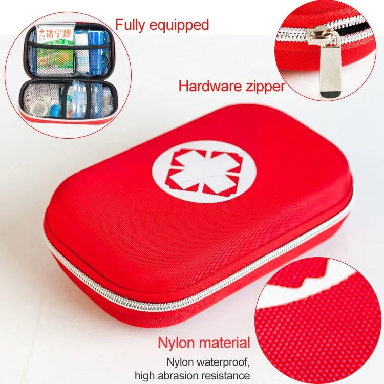 Trousse de survie et de sauvetage portable 25 en 1 pour voiture, maison et extérieur, 25 en 1 21x13x5cm (Noir), 25 en 1 21x13x5cm (Orange), 25 en 1 21x13x5cm (Bleu), 25 en 1 21x13x5cm (Rouge)