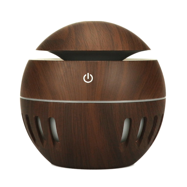 Humidificateur USB motif grain de bois évidé, lampe d'aromathérapie sept couleurs, pulvérisateur d'alcool automatique avec télécommande (bleu ciel), HC0372A, HC0372B, HC0372C, HC0372D, HC0372F, HC0372G, HC0372H, HC0372I, HC0372J, HC0372K