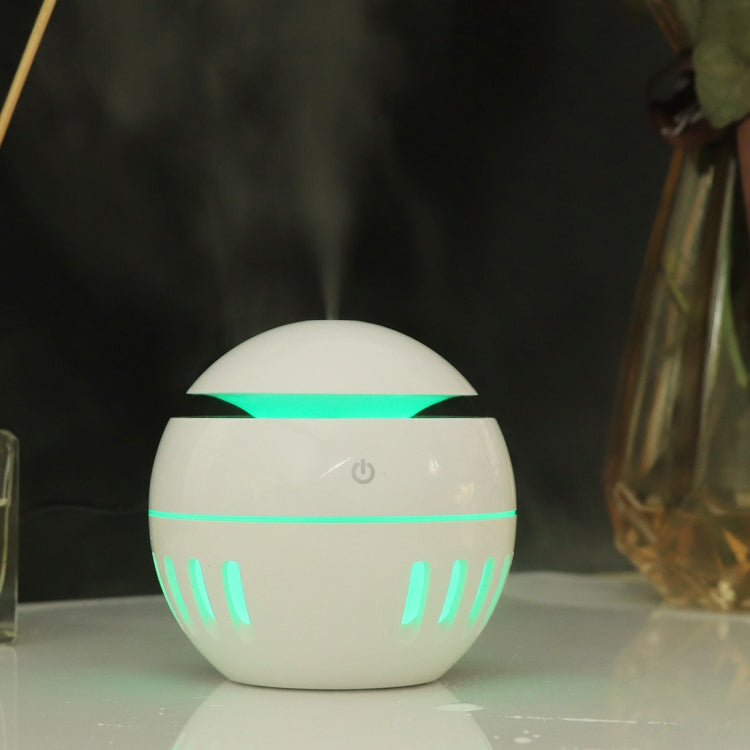 Humidificateur USB motif grain de bois évidé, lampe d'aromathérapie sept couleurs, pulvérisateur d'alcool automatique avec télécommande (bleu ciel), HC0372A, HC0372B, HC0372C, HC0372D, HC0372F, HC0372G, HC0372H, HC0372I, HC0372J, HC0372K