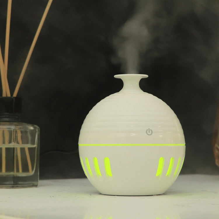 Humidificateur USB motif grain de bois évidé, lampe d'aromathérapie sept couleurs, pulvérisateur d'alcool automatique avec télécommande (bleu ciel), HC0372A, HC0372B, HC0372C, HC0372D, HC0372F, HC0372G, HC0372H, HC0372I, HC0372J, HC0372K