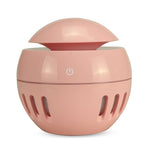 Humidificateur USB motif grain de bois évidé, lampe d'aromathérapie sept couleurs, pulvérisateur d'alcool automatique avec télécommande (bleu ciel), HC0372A, HC0372B, HC0372C, HC0372D, HC0372F, HC0372G, HC0372H, HC0372I, HC0372J, HC0372K