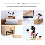 Tirelire automatique en forme de chiot gourmand, boîte à pièces, tirelire chien
