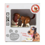 Tirelire automatique en forme de chiot gourmand, boîte à pièces, tirelire chien