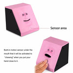 Tirelire automatique boîte à pièces, tirelire visage