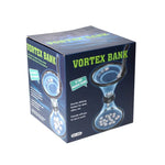 Vortex Bank Décompression Entonnoir Transparent Gravité Rotation Boîte de Rangement de Pièces de Monnaie, Entonnoir