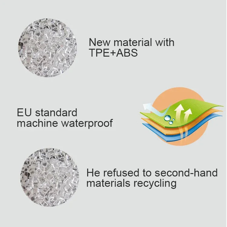 Brosse de bain électrique étanche multifonctionnelle à long manche avec 4 têtes de brosse