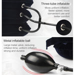 Household Full Cashmere Cervical Traction Instrument Neck Protection Inflatable Cervical Spine Massage Instrument, Full Cashmere (Rose Red), Full Cashmere (Black), Full Cashmere (Coffee), Full Cashmere (Grey), Full Cashmere (Blue), Full Cashmere (Purple)