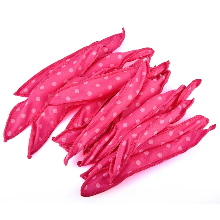 20 bigoudis mignons en forme de vague, avec oreilles de lapin, pour cheveux