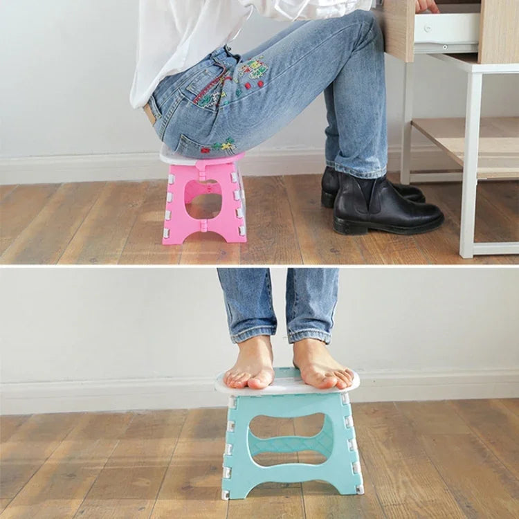 Tabouret pliant portable en plastique pour extérieur, tabouret utile pour la pêche, livraison couleur aléatoire, 1751