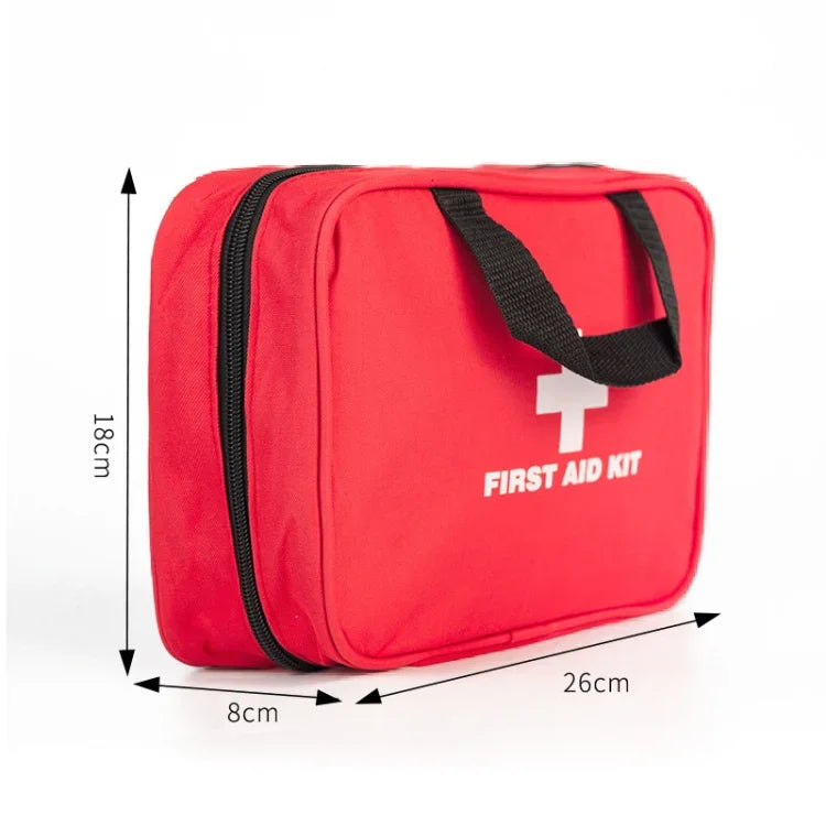 Trousse de survie et de sauvetage portable 234 en 1 pour la maison et l'extérieur, 26x18x8cm (vert), 26x18x8cm (rouge)