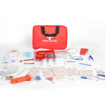 Trousse de survie et de sauvetage portable 234 en 1 pour la maison et l'extérieur, 26x18x8cm (vert), 26x18x8cm (rouge)