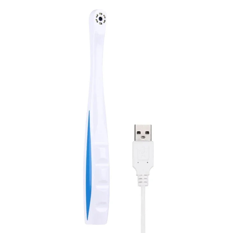 Caméra micro USB multifonction style brosse à dents avec 6 LEDs pour dents / peau / PCB / impression
