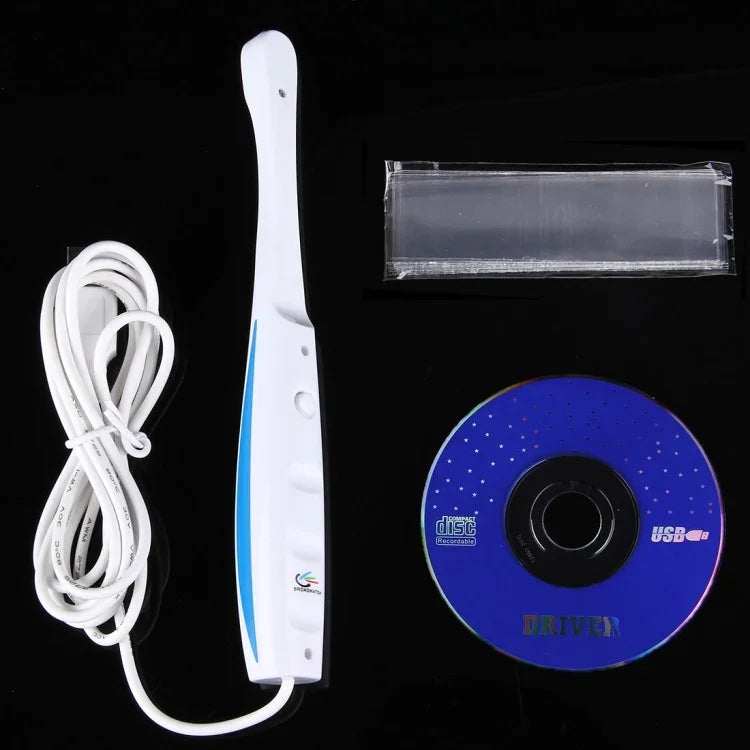 Caméra micro USB multifonction style brosse à dents avec 6 LEDs pour dents / peau / PCB / impression