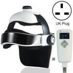 Appareil de massage de tête à pression d'air électronique, casque de massage avec musique relaxante, prise US, HC06285, HC06285EU, HC06285UK