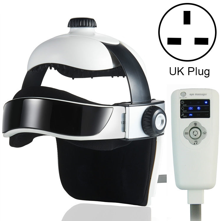Appareil de massage de tête à pression d'air électronique, casque de massage avec musique relaxante, prise US, HC06285, HC06285EU, HC06285UK