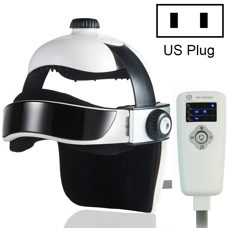 Appareil de massage de tête à pression d'air électronique, casque de massage avec musique relaxante, prise US, HC06285, HC06285EU, HC06285UK