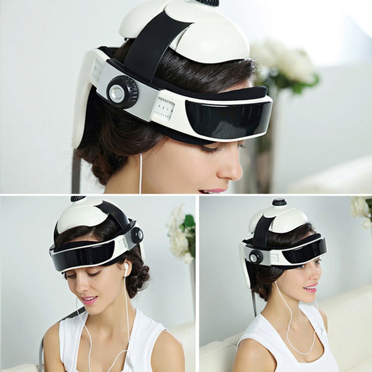 Appareil de massage de tête à pression d'air électronique, casque de massage avec musique relaxante, prise US, HC06285, HC06285EU, HC06285UK