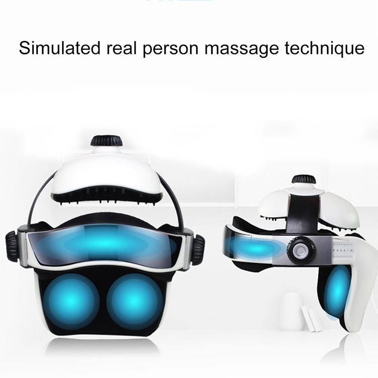 Appareil de massage de tête à pression d'air électronique, casque de massage avec musique relaxante, prise US, HC06285, HC06285EU, HC06285UK