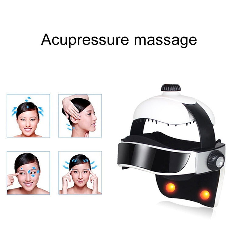 Appareil de massage de tête à pression d'air électronique, casque de massage avec musique relaxante, prise US, HC06285, HC06285EU, HC06285UK