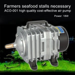 ACO-001 Pompe à air électromagnétique 18W 38L/min Compresseur Aquarium fruits de mer Poisson Augmente le flux d'oxygène, prise US, ACO-001