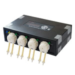 Jebao DP-4 Pompe doseuse automatique 7.5W Pompe péristaltique Doseur 4 canaux Aquarium Récif corallien Distributeur automatique de liquide, prise US, DP-4 7.5W