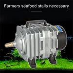 ACO-004 Pompe à Air Électromagnétique 58W 75L/Min Compresseur Aquarium Fruits de Mer Augmentation du Flux d'Oxygène, Prise US, ACO-004