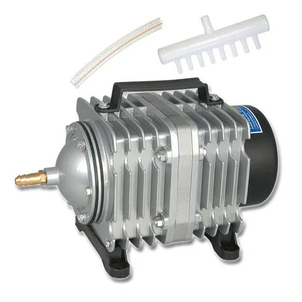 ACO-006 Pompe à air électromagnétique 80W 88L/min Compresseur Aquarium fruits de mer Poisson Augmente le flux d'oxygène, prise US, ACO-006