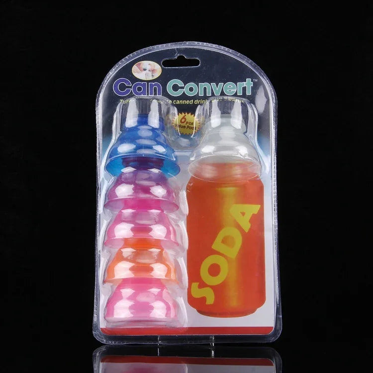 6 Bouchons anti-poussière pour canettes de boisson, Diamètre : environ 6cm, 6 pièces