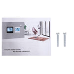 Thermostat de chauffage d'eau à charge 3A BHT-1000-GA-WIFI Type tactile LCD numérique WiFi, Affichage Horloge / Température / Périodes / Heure / Semaine / Chauffage etc., BHT-1000 3A (Noir), BHT-1000 3A (Blanc)