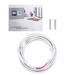 BHT-1000-GB-WIFI Thermostat de chauffage électronique tactile LCD WiFi type chauffage charge 16A avec capteur, affichage horloge / température / périodes / heure / semaine / chauffage etc., BHT-1000 16A (Noir), BHT-1000 16A (Blanc)