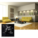 Climatisation centrale BAC-2000 Type tactile LCD numérique Unité de ventilo-convecteur 2 tuyaux Thermostat d'ambiance, Affichage vitesse du ventilateur / Horloge / Température / Heure / Semaine / Chauffage etc., BAC-2000 (Noir), BAC-2000 (Blanc)