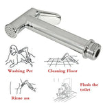 Pulvérisateur bidet manuel pour toilettes, salle de bain / cuisine / jardin / douche pour animaux, pulvérisateur bidet