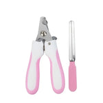 Coupe-griffes et polisseuse pour animaux, Taille : S, Rose