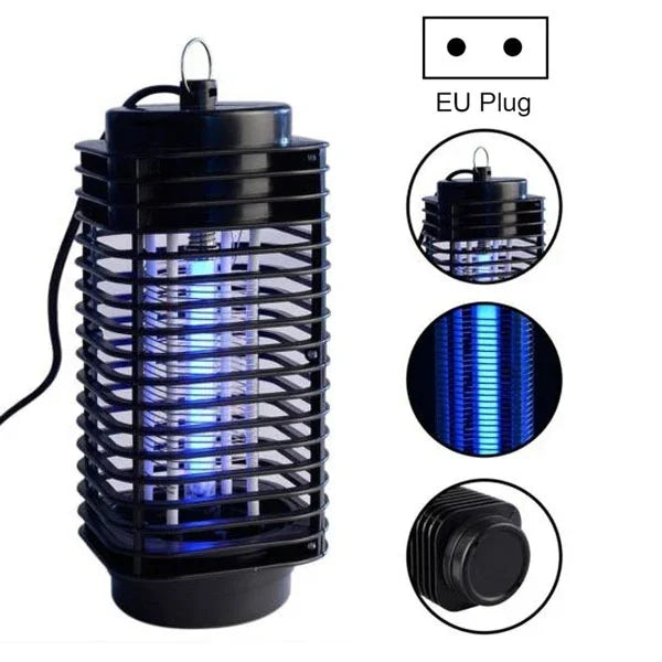 Tueur d'insectes électrique à micro-ondes 3W avec lampe piège, contrôle des moustiques, mouches et insectes, AC 220V, prise EU