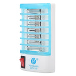 Lampe de nuit tue-moustiques efficace à 4 LED lumière bleue, prise US, AC110V, prise US