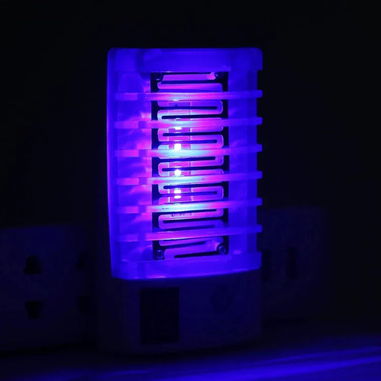 Lampe de nuit tue-moustiques efficace à 4 LED lumière bleue, prise US, AC110V, prise US